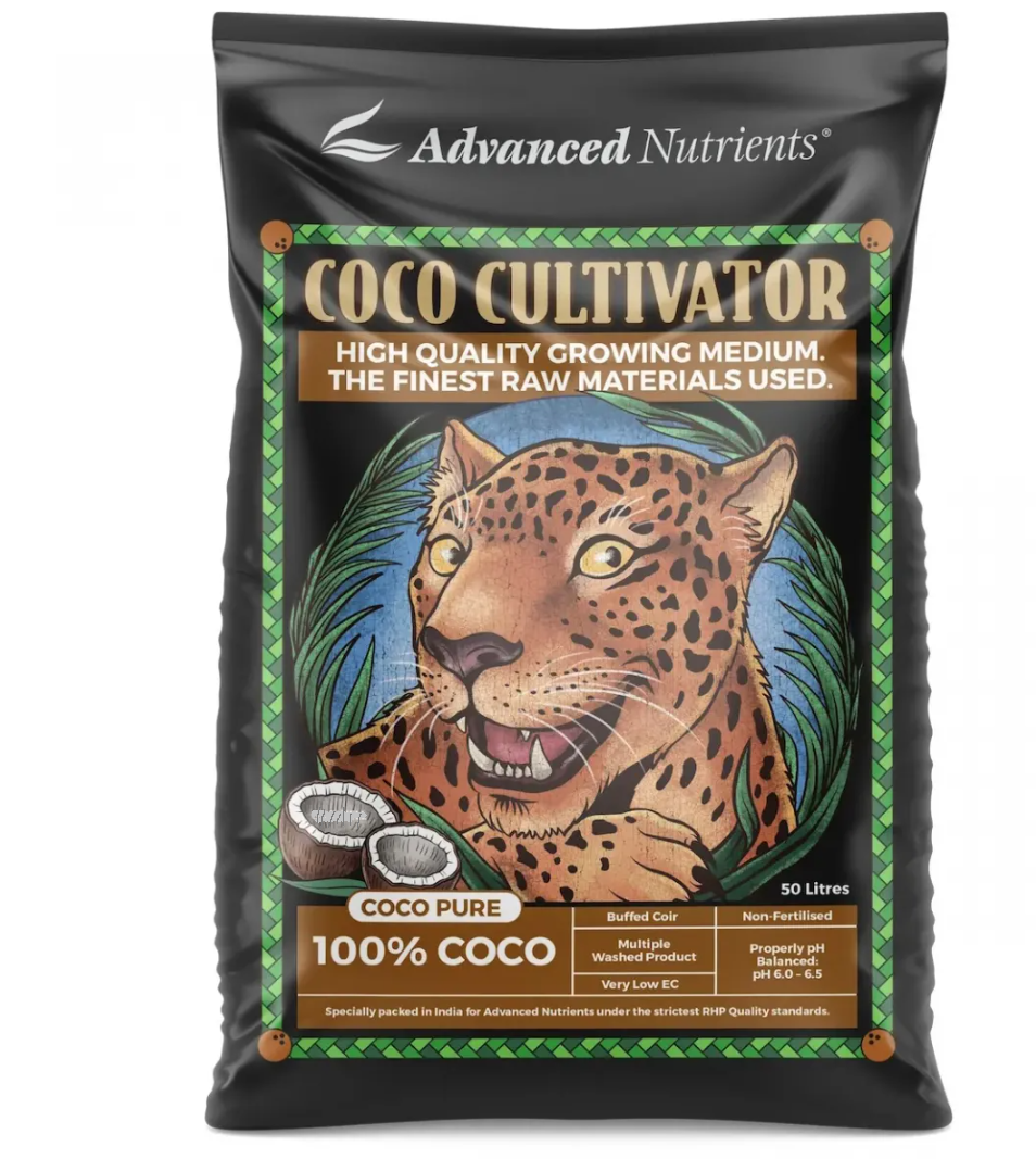 Advanced Nutrients Coco Pure 50L - это высококачественный, 100% натуральный кокосовый субстрат премиального уровня, специально разработанный для максимального удержания влаги и оптимального контроля над увлажнением корневой зоны. Благодаря высокой порис